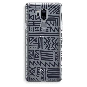 CaseCompany Marrakech print: LG G7 Thinq Transparant Hoesje