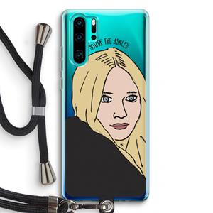CaseCompany Ashley: Huawei P30 Pro Transparant Hoesje met koord