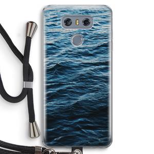 CaseCompany Oceaan: LG G6 Transparant Hoesje met koord