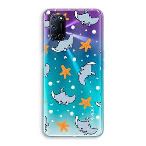CaseCompany Manta: Oppo A92 Transparant Hoesje