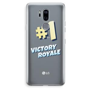 CaseCompany Victory Royale: LG G7 Thinq Transparant Hoesje