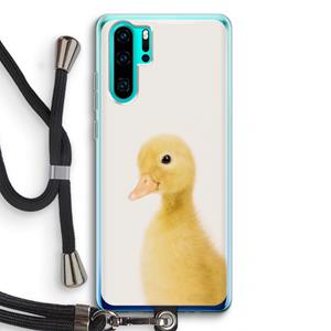 CaseCompany Duke: Huawei P30 Pro Transparant Hoesje met koord