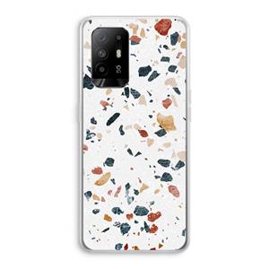 CaseCompany Terrazzo N°4: Oppo A95 5G Transparant Hoesje