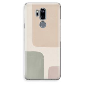 CaseCompany Geo #7: LG G7 Thinq Transparant Hoesje