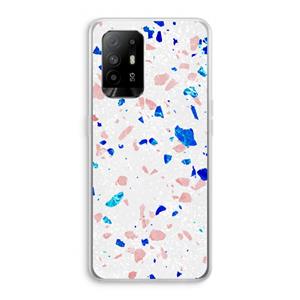 CaseCompany Terrazzo N°6: Oppo A95 5G Transparant Hoesje