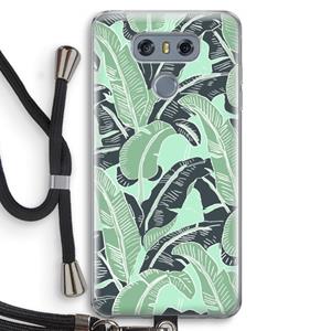 CaseCompany This Sh*t Is Bananas: LG G6 Transparant Hoesje met koord