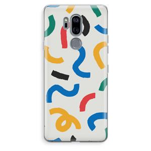 CaseCompany Illustratieve pop 2: LG G7 Thinq Transparant Hoesje