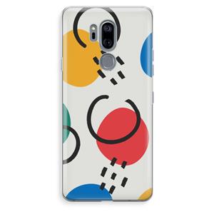 CaseCompany Illustratieve pop 3: LG G7 Thinq Transparant Hoesje