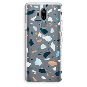 CaseCompany Terrazzo N°13: LG G7 Thinq Transparant Hoesje