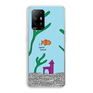 CaseCompany Aquarium: Oppo A95 5G Transparant Hoesje