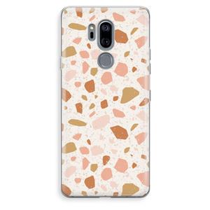 CaseCompany Terrazzo N°18: LG G7 Thinq Transparant Hoesje