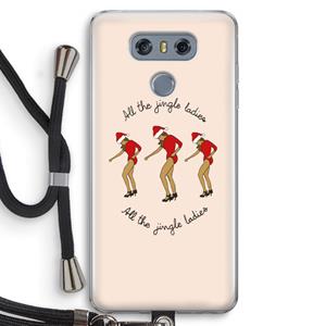 CaseCompany Jingle Ladies: LG G6 Transparant Hoesje met koord