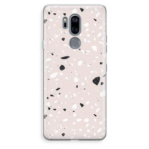 CaseCompany Terrazzo N°20: LG G7 Thinq Transparant Hoesje