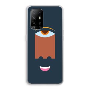 CaseCompany Mono M: Oppo A95 5G Transparant Hoesje