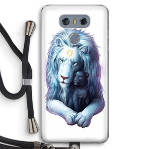 CaseCompany Child Of Light: LG G6 Transparant Hoesje met koord