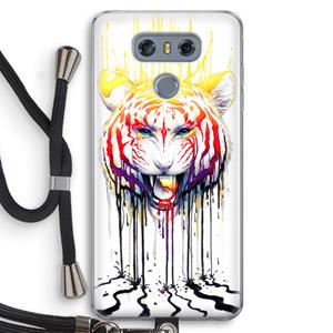CaseCompany Fading: LG G6 Transparant Hoesje met koord