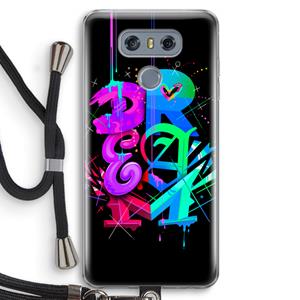 CaseCompany Dream: LG G6 Transparant Hoesje met koord