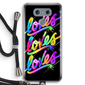 CaseCompany Loves: LG G6 Transparant Hoesje met koord