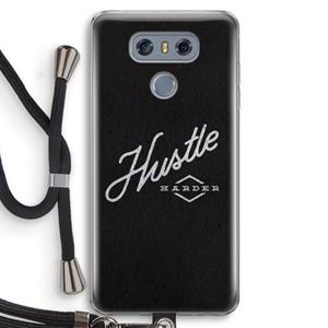CaseCompany Hustle: LG G6 Transparant Hoesje met koord