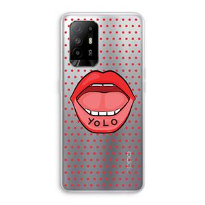 CaseCompany Yolo Denise: Oppo A95 5G Transparant Hoesje