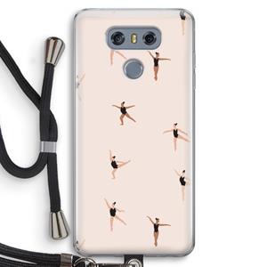 CaseCompany Dancing #1: LG G6 Transparant Hoesje met koord