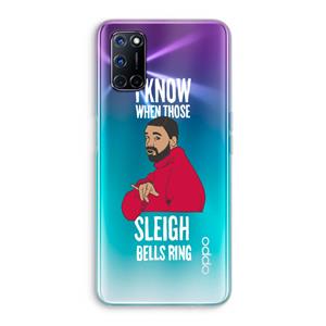 CaseCompany Sleigh Bells Ring: Oppo A92 Transparant Hoesje