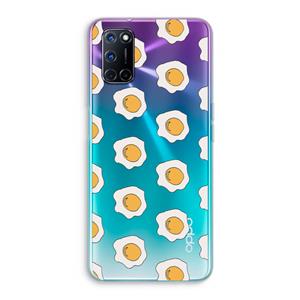 CaseCompany Bacon to my eggs #1: Oppo A92 Transparant Hoesje