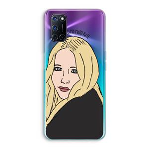 CaseCompany Mary Kate: Oppo A92 Transparant Hoesje