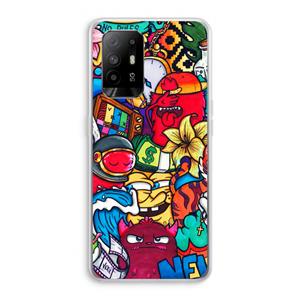CaseCompany No Rules: Oppo A95 5G Transparant Hoesje