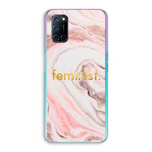 CaseCompany Feminist: Oppo A92 Transparant Hoesje
