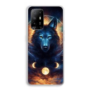 CaseCompany Wolf Dreamcatcher: Oppo A95 5G Transparant Hoesje