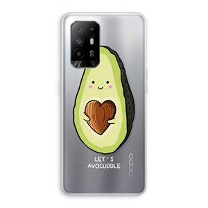 CaseCompany Avocuddle: Oppo A95 5G Transparant Hoesje