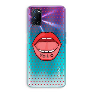CaseCompany Yolo Denise: Oppo A92 Transparant Hoesje