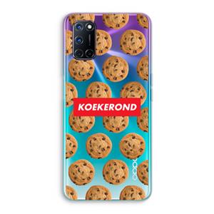 CaseCompany Koekerond: Oppo A92 Transparant Hoesje