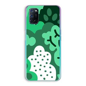 CaseCompany Bushes: Oppo A92 Transparant Hoesje