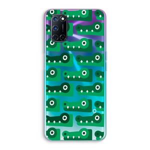 CaseCompany Crocs: Oppo A92 Transparant Hoesje