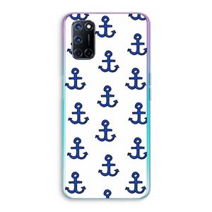 CaseCompany Ankers: Oppo A92 Transparant Hoesje