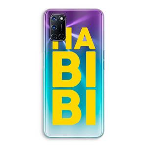 CaseCompany Habibi Blue: Oppo A92 Transparant Hoesje