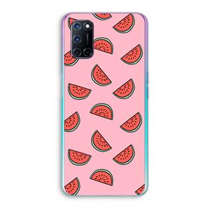 CaseCompany Watermeloen: Oppo A92 Transparant Hoesje