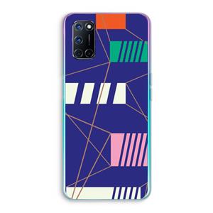 CaseCompany Gestalte 5: Oppo A92 Transparant Hoesje