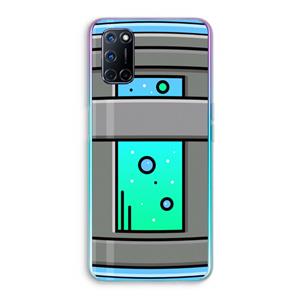 CaseCompany Chug Bottle: Oppo A92 Transparant Hoesje