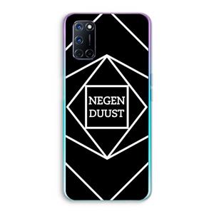 CaseCompany Negenduust geometrisch: Oppo A92 Transparant Hoesje