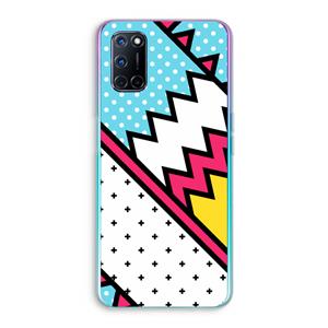 CaseCompany Pop Art #2: Oppo A92 Transparant Hoesje