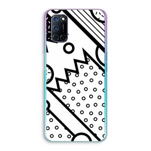 CaseCompany Pop Art #4: Oppo A92 Transparant Hoesje