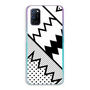 CaseCompany Pop Art #5: Oppo A92 Transparant Hoesje