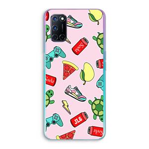 CaseCompany Things Jamie Loves: Oppo A92 Transparant Hoesje