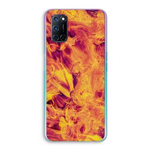 CaseCompany Eternal Fire: Oppo A92 Transparant Hoesje