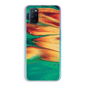 CaseCompany Green Inferno: Oppo A92 Transparant Hoesje