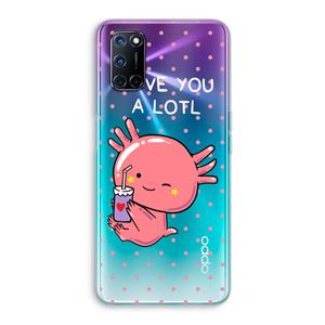 CaseCompany Love You A Lotl: Oppo A92 Transparant Hoesje