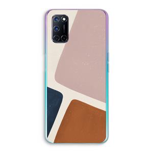 CaseCompany Geo #2: Oppo A92 Transparant Hoesje